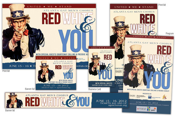 Red, White & You! Promotional Graphics